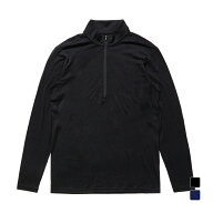 ティゴラ メンズ トレッキング 長袖Tシャツ メリノウールハーフジップ長袖 TR-9D1635TL TIGORA