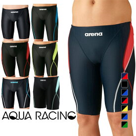 4/18限定★抽選で最大100％Pバック アリーナ メンズ 水泳 競泳水着 ハーフスパッツ AQUARACING アクアレーシング WA承認/Fina承認モデル ニット水着 ARN-2052M arena
