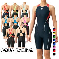 アリーナ レディース 水泳 競泳水着 セイフリーバックスパッツ アクアレーシング AQUARACING WA承認 Fina…