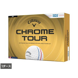 キャロウェイ CHROME TOUR TRIPLE TRACK (7193798675) 1ダース(12球入) ゴルフ 公認球 Callaway