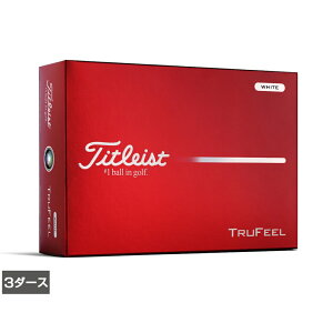 3/15���聚���I�ōő�100��P�o�b�N �^�C�g���X�g 26 TRUFEEL �g�D���[�t�B�[�� �z���C�g (8929191692) 3�_�[�X(36����) �S���t ���F�� Titleist