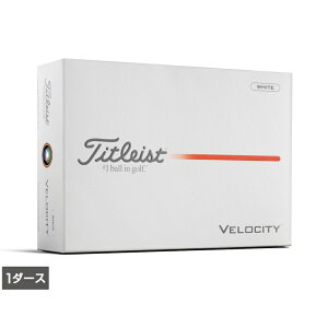 5/25���聚���I�ōő�100��P�o�b�N �^�C�g���X�g 26 VELOCITY �x���V�e�B �z���C�g (8929287241) 1�_�[�X(12����) �S���t ���F�� Titleist