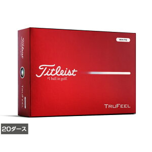 3/15���聚���I�ōő�100��P�o�b�N �^�C�g���X�g 26 TRUFEEL �g�D���[�t�B�[�� �z���C�g (8929191692) 20�_�[�X(240����) �S���t ���F�� Titleist
