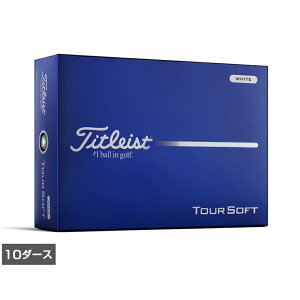 �^�C�g���X�g 26 TOUR SOFT �c�A�[�\�t�g �z���C�g (8929271400) 10�_�[�X(120����) �S���t ���F�� Titleist