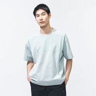ニューバランス THE CITY メンズ 半袖 機能 Tシャツ ファブリックコンビウーブンTシャツ MT61K1Z0 スポー…