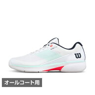 ウイルソン RUSH LITE 5 Wh/Bay/Fiery ラッシュ ライト 5.0 WRS338580U メンズ テニス オールコート用シ…