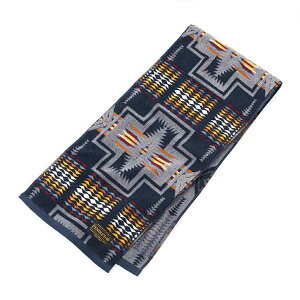 �y���h���g�� ����Embossed Multi Long Towel Harding Navy 19370037 �L�����v �^�I�� PENDLETON