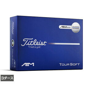 �^�C�g���X�g 26 TOUR SOFT AIM 26 �c�A�[�\�t�g �G�C�� (8929301909) 3�_�[�X(36����) �S���t ���F�� Titleist