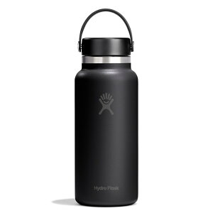 �n�C�h���t���X�N HYDRATION 32oz WIDE MOUTH 8900180178 �L�����v �{�g�� ���� : Black Hydro Flask