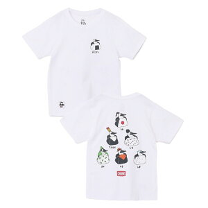 2026�t�� �`�����X �W���j�A �L�b�Y �q�� �A�E�g�h�A ����T�V���c Kids Booby Onigiri Friends T-Shirt CH21-1444 W001 : �z���C�g CHUMS