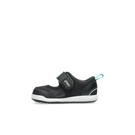 最大10％OFFクーポン【9/30〜10/1】 アシックス ベビー キッズ・子供 スポーツサンダル MESHOES BABY 3 メシューズ ベビー 3 1144A431 キッズシューズ ベビーシューズ 幼児 靴 黒 子どもの靴 asics