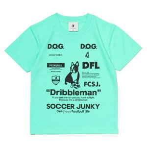 �T�b�J�[�W�����L�[ �W���j�A(�L�b�Y�E�q��) �T�b�J�[/�t�b�g�T�� �����V���c Kids Dribbleman2 ���[�N�A�E�gTEE SJ23A67K SOCCER JUNKY