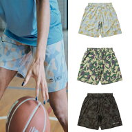 ティゴラ アクター メンズ レディス バスケットボール ハーフパンツ TIGORA×AKTR B.B CAMO ショーツ TRA…