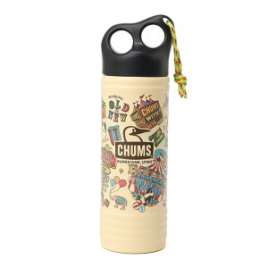 4/18���聚���I�ōő�100��P�o�b�N 2026�t�� �`�����X Camper Wave Bottle 500ml Pattern CH62-2274 Z402 �L�����v ���� �{�g�� : Circus CHUMS
