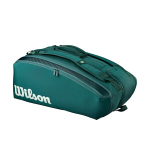 �ő�10��OFF�N�[�|�� �y7/4�`7/11�z �E�C���\�� BLADE V10 15PK RACKET BAG Green �u���[�h V10 ���P�b�g�o�b�O �O���[�� WR80562010 �e�j�X ���P�b�g�o�b�O �����b�N Wilson