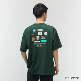 7/18限定★抽選で最大100％Pバック 2026春夏 コロンビア メンズ トレッキング 半袖Tシャツ スタックブルックグラフィックショートスリーブTシャツ PG7093 Columbia