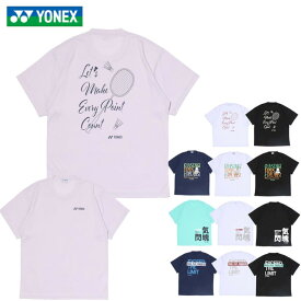 ヨネックス スポーツデポ・アルペン限定 グラフィックTシャツコレクション メンズ レディス バドミントンウェア 半袖Tシャツ バドミントン 練習着 YONEX