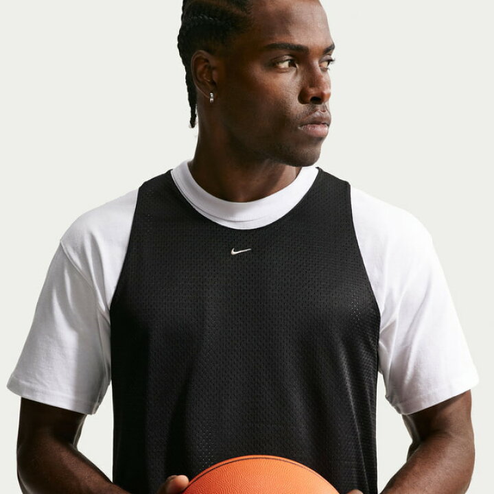 未着用】NIKE ナイキ メッシュタンクトップ ビッグロゴ ブラック XL 