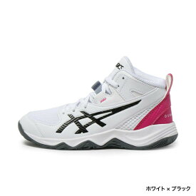 アシックス DUNKSHOT MB 10 ダンクショット MB 10 1064A019 ジュニア(キッズ・子供) バスケットボール シューズ バッシュ : ホワイト×ブラック asics