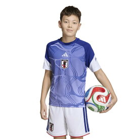 アディダス サッカー キッズ アディダス 日本代表 2026 ホーム レプリカ プレマッチジャージ JZ9707 ジュニア サッカー日本代表 サッカーウェア adidas