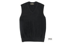 《送料無料》1897年創業【ALPHA】カシミヤ100%メンズ・Vネックベスト■カシミヤニット■