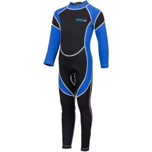 MORGEN SKY ウェットスーツ キッズ 水着 2.5mm 子供用 フルスーツ ラッシュガード マリンスポーツ ダイビング 水遊び プール 長袖 長ズボン 防寒保温 日焼け止め 男の子 女の子 上下一体 M014