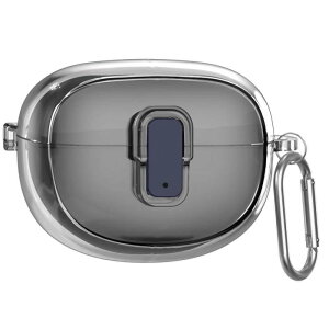 FINON for Bose Ultra Open Earbuds �p �P�[�X �C���z���P�[�X �J���r�i �X�g���b�v ������� �V���v�� �N���A �N���A�P�[�X (�N���A)