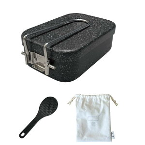 d+ メスティン 飯盒 マーブル加工 焦げつきにくい 3点セット