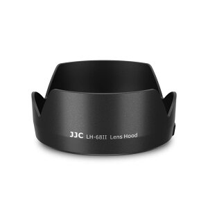 50mm ���o�[�V�u�������Y�t�[�h�V�F�[�h Canon EF 50mm f/1.8 STM�����Y�p Canon ES-68 �{���l�b�g �`���[���b�v �t�����[�f�U�C�� �u���b�N