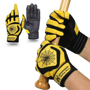 XpC_[Obv ~ߕt obeBOO[u ? VRObvt 싅E\tg{[p ܁ilEWjATCYjSpider Grip Nonslip Batting Gloves