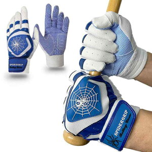 XpC_[Obv ~ߕt obeBOO[u ? VRObvt 싅E\tg{[p ܁ilEWjATCYjSpider Grip Nonslip Batting Gloves