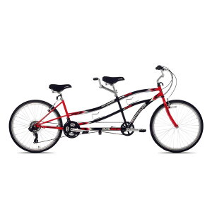 ^f ] l Pgm[XgEbh / O26X26C` Kent Northwoods Dual Drive Tandem Bike 22648 (26-Inch Wheels), Red/Blackygvz