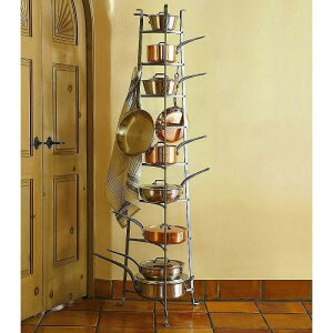 ygvzNbNEFAX^h uI 8i Enclume CWS8 8-Tier Cookware Stand, Hammered Steel