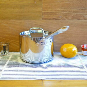 �I�[���N���b�h �X�e�����X�� �W�t�[��� All-Clad Stainless Steel Sauce Pan with Lid 4202