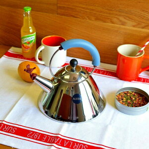 �A���b�V�B�}�C�P���O���C�u�X �o�[�h�P�g�� 9093 Alessi Michael Graves Kettle with Small Bird Shaped Whistle