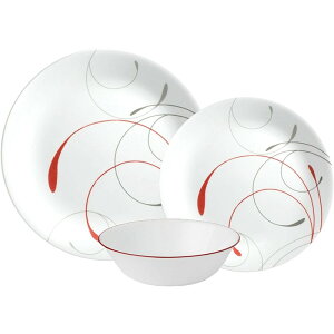 R[ Eh rOEFA fBi[Zbg 6lp 18_Zbg Corelle Splendor Chip & Break Resistant 18pc Dinner Set, Service for 6