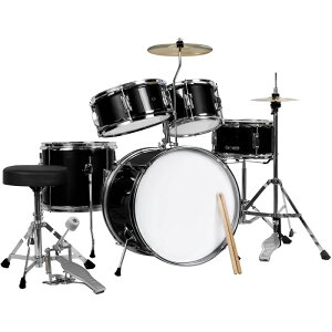 �h�����Z�b�g �q���p �L�b�Y �W���j�A Best Choice Products 5-Piece Kids Beginner All Wood Junior Size Drum Set, Percussion Instrument Starter Kit w/Stool, Drumsticks, Toms, Snare, Hi Hat, Cymbal