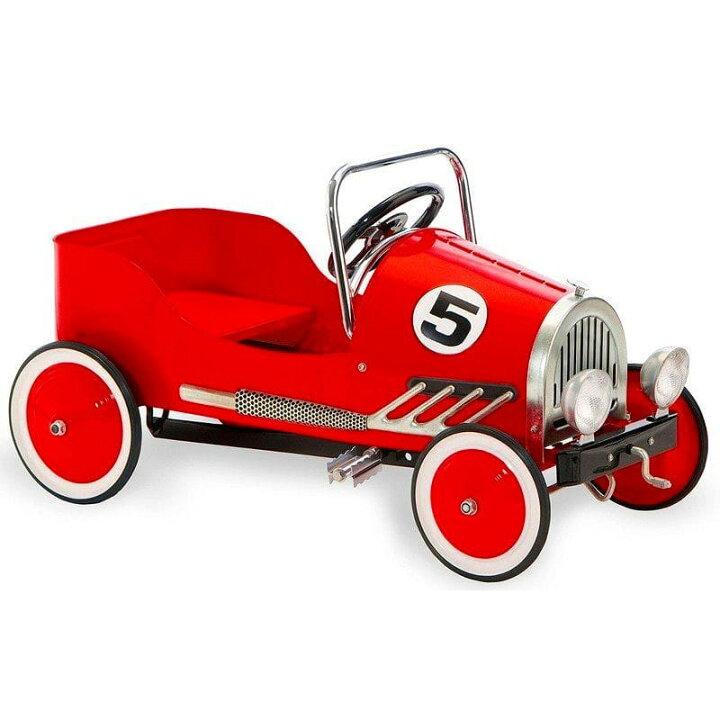 楽天市場】【組立要】モルガン サイクルレトロスタイルのペダルカー 赤 