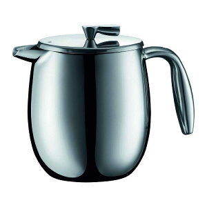 �{�_�� �R�����r�A �X�e�����X �R�[�q�[/�e�B�[�v���X �|�b�g Bodum Columbia Stainless-Steel Thermal Coffee/Tea Press
