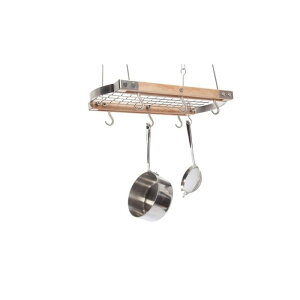 �|�b�g���b�N �炩�� �V��ɂ邷�^�C�v J.K. Adams Mini Gray Oval Ceiling Hanging Pot Rack PRC-24
