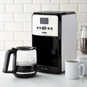 NbvX R[q[[J[ Krups Savoy Stainless-Steel 12-Cup Programmable Coffeemaker Ɠd