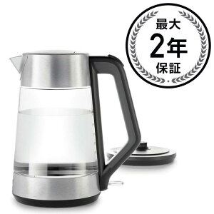 IN\ R[hX dCKXPg 1.75L OXO On Clarity Cordless Glass Electric Kettle, Clear 8710300 Ɠd