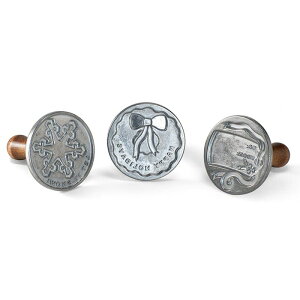 NbL[ ^ NX}X 3Zbg Nordic Ware Holiday Cookie Stamps, Set of 3