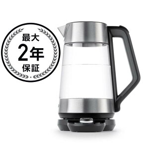 IN\ R[hX dCKXPg 1.75L XeX x OXO On Cordless Glass Adjustable Temperature Electric Kettle, Stainless Steel Ɠd