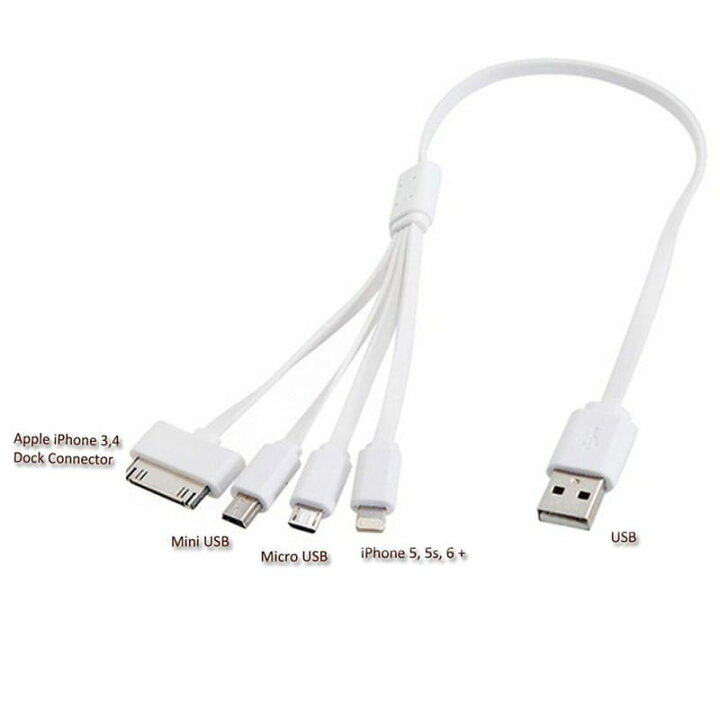 Gooey partij Nageslacht 楽天市場】USBケーブル iPhone,iPad,iPod各種対応 Gembonics Premium 4 in 1 Multi Usb  Charger Adapter Charging Cable Connector And Micro USB for iPhone 6 Plus 5  5S 5C iPad 4th Gen Air Mini iPod touch 5th
