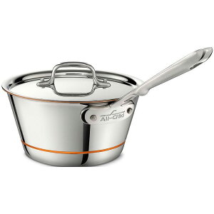 �I�[���N���b�h �� �R�b�p�[�R�A �Ў�� 2.3L All-Clad 6212.5 Copper Core 5-Ply Bonded Dishwasher Safe Windsor Pan with Lid / Cookware, 2.5-Quart, Silver