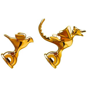 �A���b�V�B �P�g�� �z�C�b�X�� 2�Z�b�g Alessi Whistles in Pa Brass Metallic Finish Limited Edition Of 9999 (Set of 2), Gold