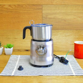 電動 ミルクフォーマー ミルク泡だて器 上質 最大750ml 温度調節可能 フォーマー キメの細かい もこもこ フワフワ 泡立ち 綺麗 フローサー クリーマー ブレビル ホットチョコレート カフェラテ カプチーノ Breville Milk Cafe BMF600XL 家電