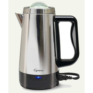 �J�v���b�\ �X�e�����X�p�[�R���[�^�[ �R�[�q�[���[�J�[ Capresso 8-Cup Perk 403.05 �Ɠd