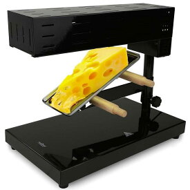 チーズメルター ラクレットグリル チーズを溶かす機械 NutriChef Raclette Cheese Melter, Black (PKCHMT17) 家電